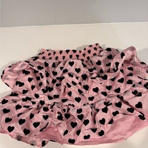 LoveShackFancy Pink Heart Skirt